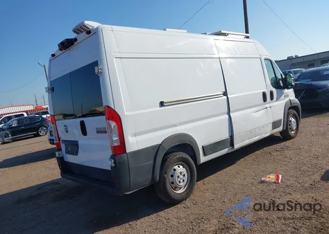 2019 Ram Promaster 2500 High Roof 159 Wb из США, поврежденный, VIN 3C6TRVDG6KE525430